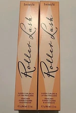 New Set Of 2 Benefit Roller Lash Curling Lifting Mascara Black Full Size 8.5g
