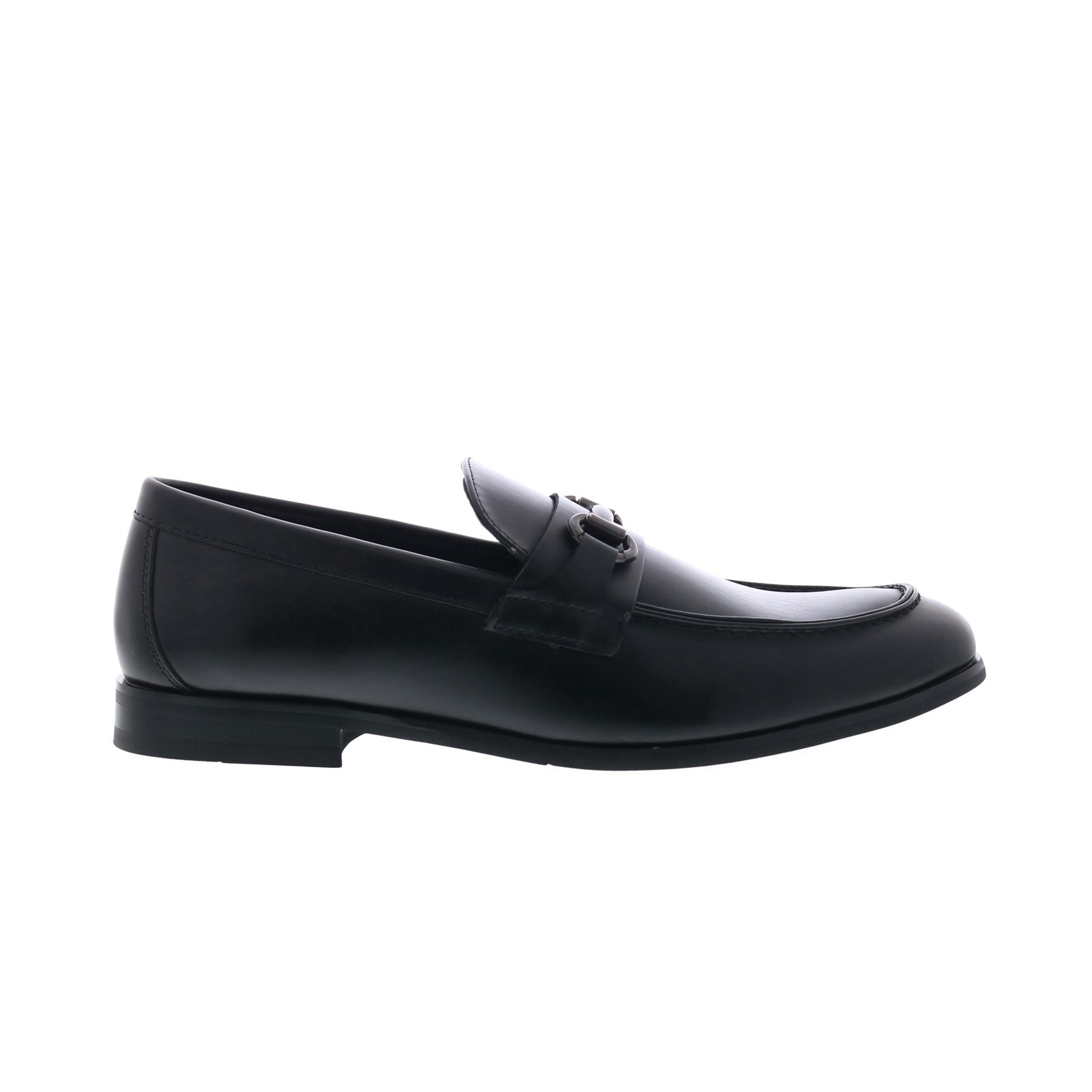Rush By Gordon Rush Fashion Slip On Bit Mens Black Loafers & Lace Ups Shoes