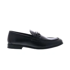 Rush By Gordon Rush Fashion Slip On Bit Mens Black Loafers & Lace Ups Shoes