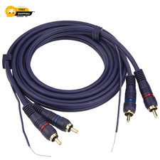 UIInosoo RCA Cable With Ground Wire, 6ft Turntable Gold Plated 2RCA Male to 2...