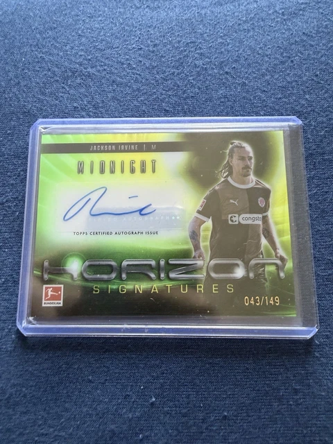 Topps Midnight Bundesliga 24/25 Jackson Irvine FC St. Pauli Auto HS-JI /149