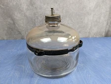 Vintage Owens-Illinois Glass Kerosene Fuel Storage Dispenser Tank Jug