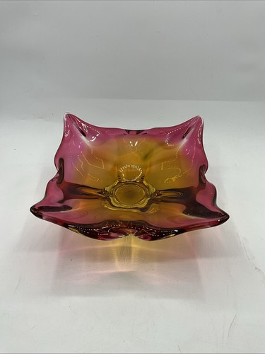 Bohemia Glass Josef Hospodka Chribska Bull Glass Art Vintage (SN) - Picture 16 of 24