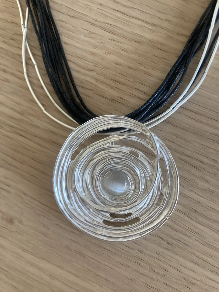 Perlkönig Damen Halskette Silbertaler mit Perle Modeschmuck - Bild 2 von 4