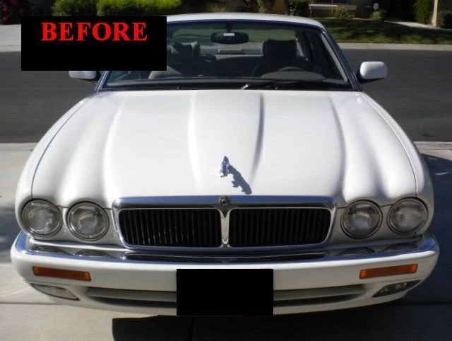 Jaguar 1995-2003 cromo parrilla moldura xj6 xj8 xj12 1996 1997 1998 1999 2000 2001  Foto 4 de 4