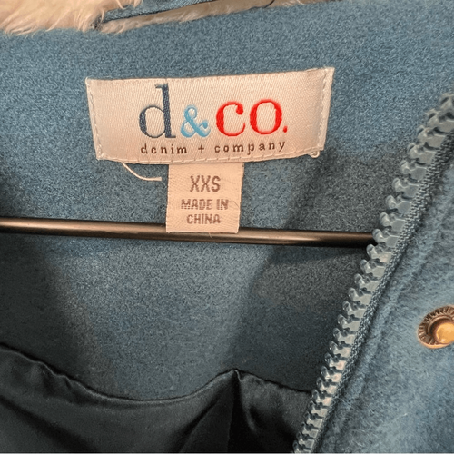 Denim & Co Anorak Jacke Sherpa gefüttert Kapuze | Gr. XXS - Bild 5 von 10