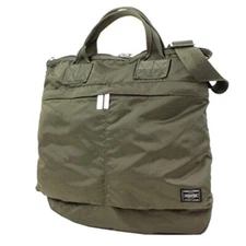 Yoshida Porter FRAME 2way helmet bag 690-17846 Khaki Green Tracking From JP z65