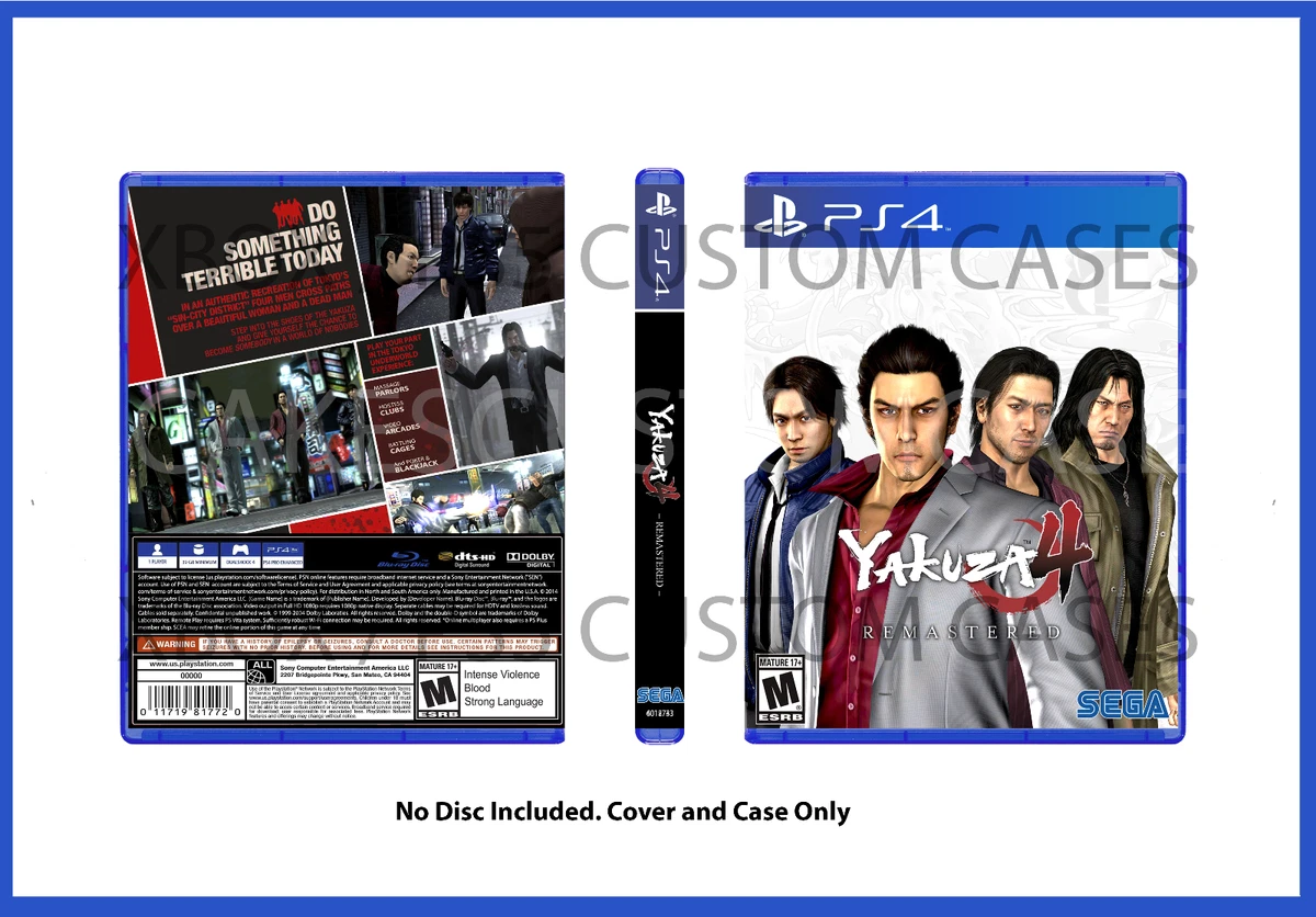 Yakuza 4 ps4 sales
