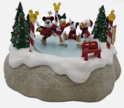 St. Nicholas Square Christmas Village Disney Mickey & Friends Ice