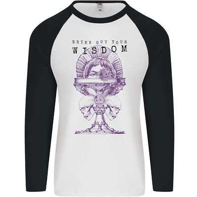 Weisheit Becher Obscure Makabra Herren L/S Baseball Maglietta