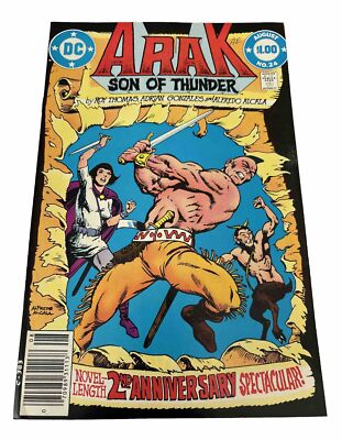 1982 DC Comics Arak Son of Thunder #24 Bronze Age Comic Book F/VF Condition