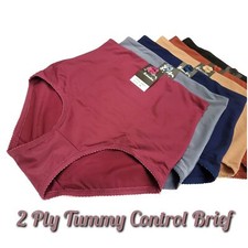 Women Full Coverage High Waist Firm Tummy Control Microfiber Girdle Shaper Panty