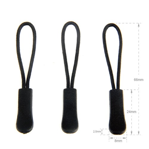 20pcs Zipper Pull Cord Durable Luggage Backpack Apparel Accessories DIY Sewing. - Picture 2 of 29
