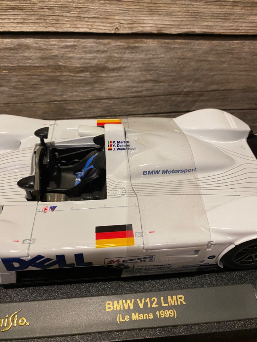 ミニカー Maisto  V12 LMR 1/18 Maisto Diecast 1:18 BMW V12 LMR, #15 Lemans 1999 Winner - NEW