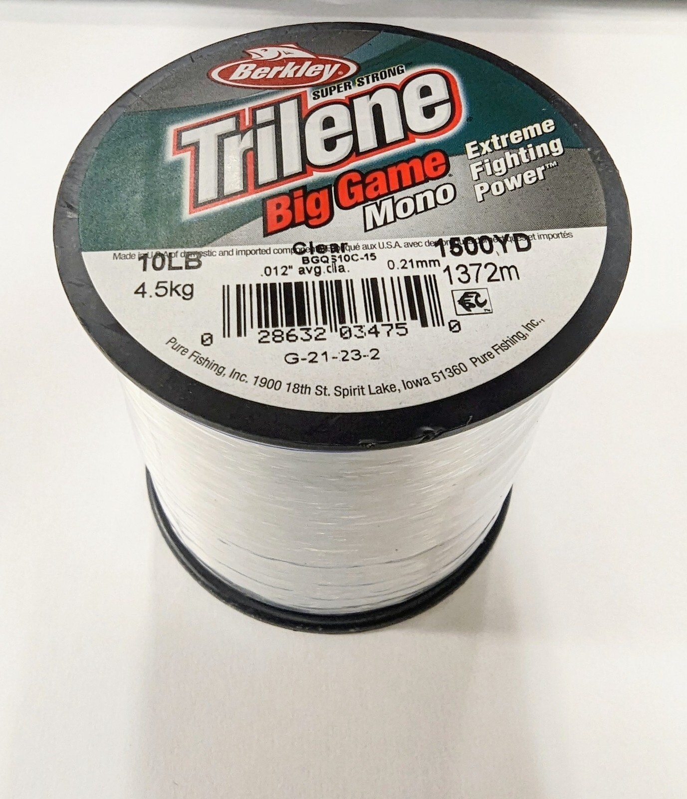 Berkley Trilene Big Game Mono Fishing Line 1/4 lb Spool Pick Line