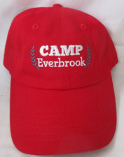 CAMP EVERBROOK ACADEMY RED COTTON ADJUSTABLE YOUTH CAP HAT