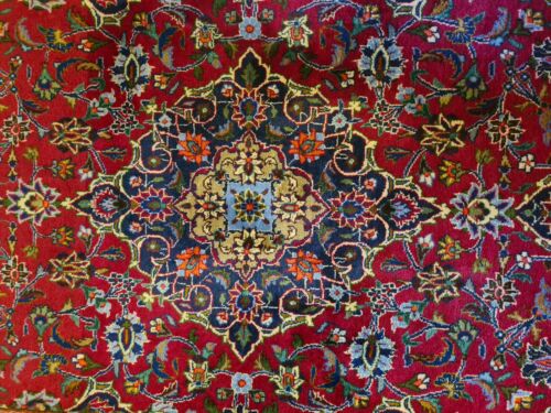 Feiner Königlicher Handgeknüpfter Perser Teppich Keshan Orientteppich 210x107cm - Bild 11 von 24