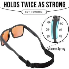 4 Pcs Adjustable Sunglasses Holder Straps Sport Glasses Leash Eyeglass Retainer