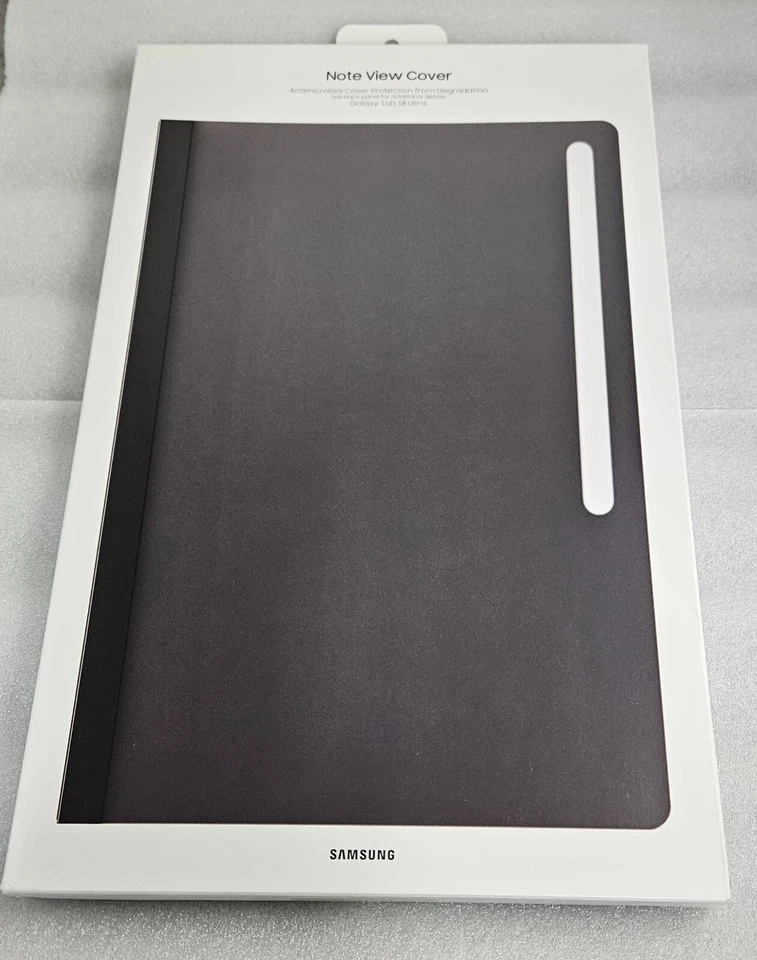 x5 LOT- Samsung Note View Cover-For Galaxy Tab S8 Ultra (EF-ZX900)-Black-SEALED - Image 2 of 4