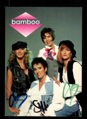 Bamboo Autogrammkarte Original Signiert + M 2545