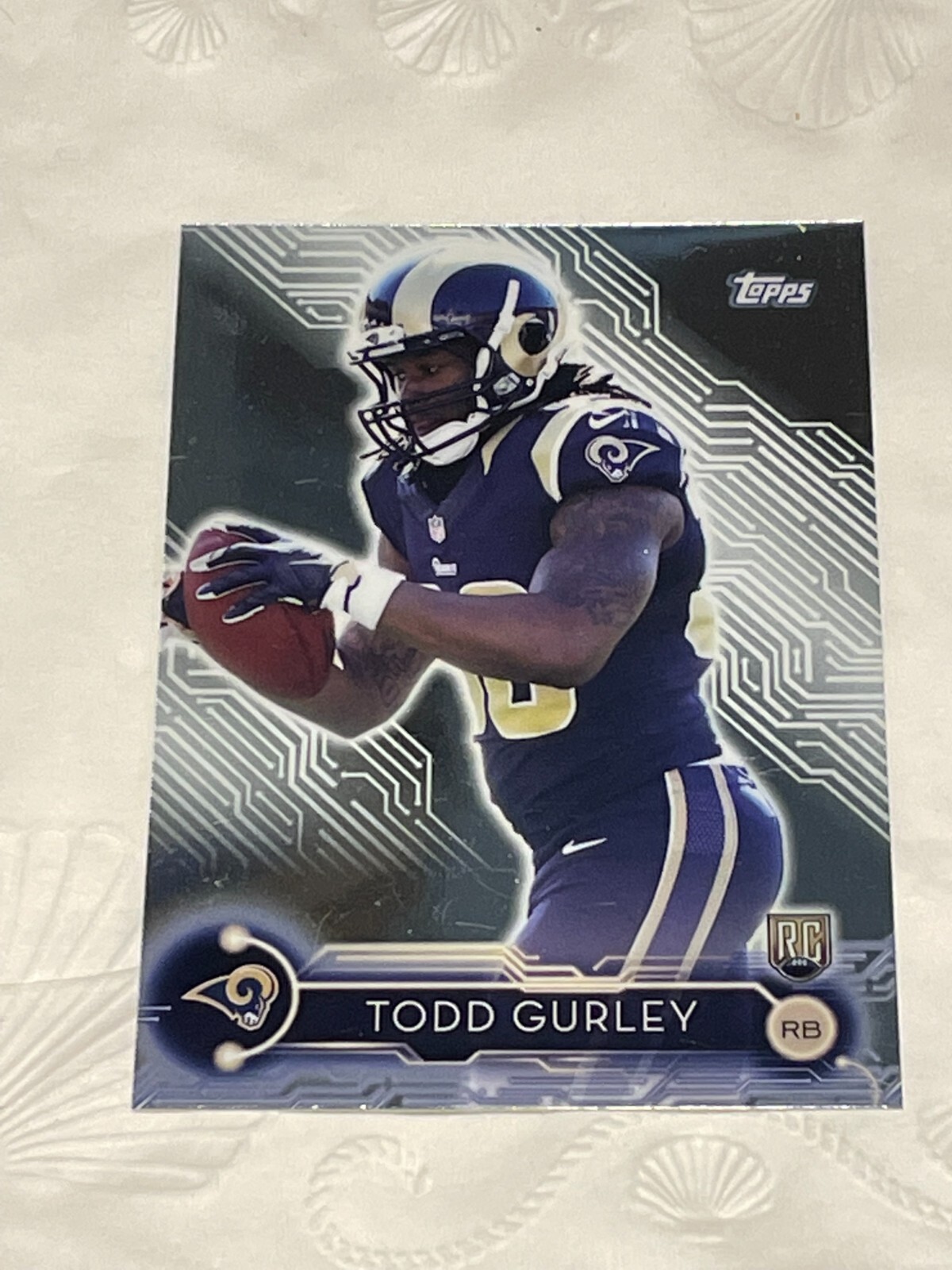 2015 Todd Gurley Topps Holiday Mega Chrome RC #4 Los Angeles Rams