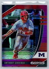 2020 Panini Draft Picks #PDP74 Anthony Servideo Hyper Red & Purple NrMt-Mt