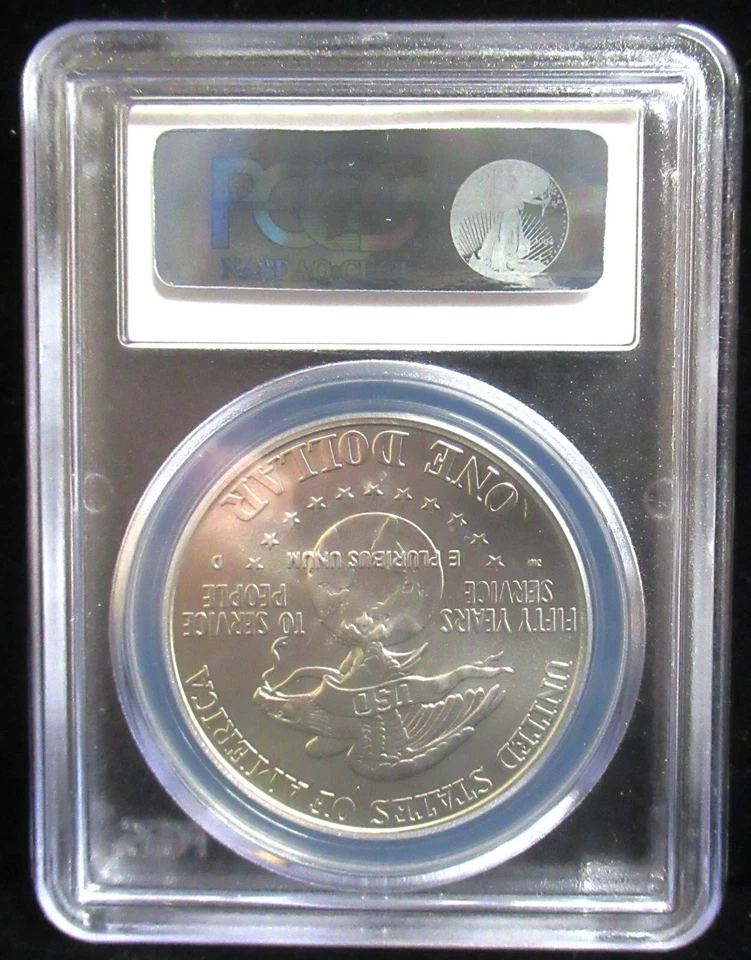 ANACS MS69 1991-D USO SILVER COMMEMORATIVE            KP53 - Image 2 of 4
