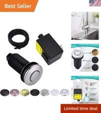 Brushed Nickel Air Switch Kit for Waste Disposer - Stylish & Easy to Mount