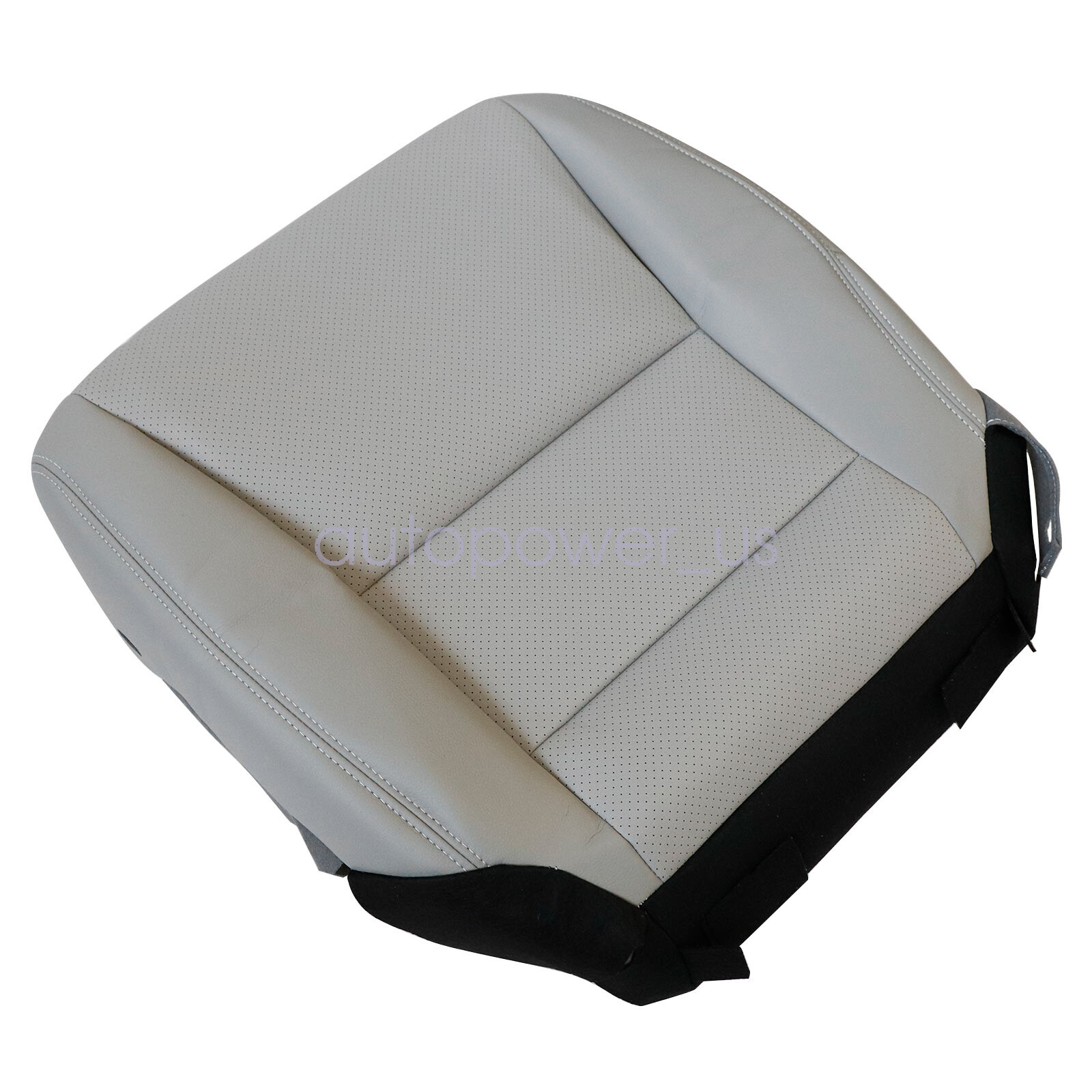 For 2013-2017 Honda Accord Front Side Bottom & Top Seat Cover Gray Perforated