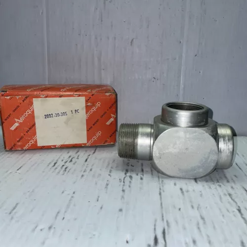 EATON AEROQUIP 2092-20-20S 20922020S TEE 20FP X20MP X20FP Swivel NEW