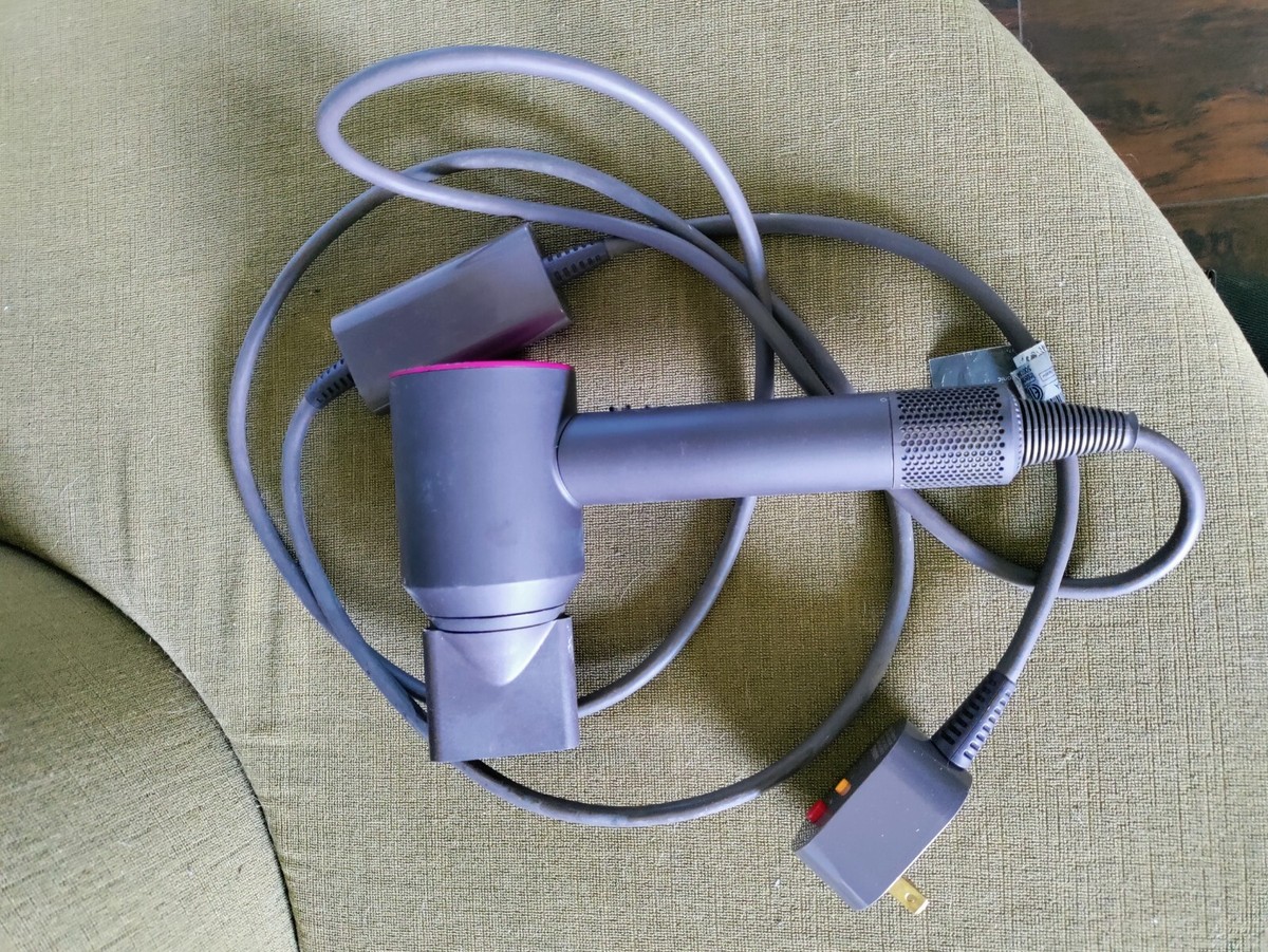 Dyson Supersonic 1200W Hair Dryer Iron/Fuchsia (3466) for sale