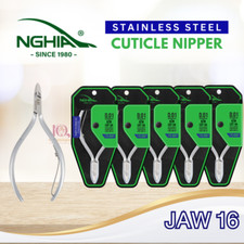 Nghia Stainless Steel Cuticle Nipper Kem Nghia D01 Jaw 16 SET 5 FREE SHIP