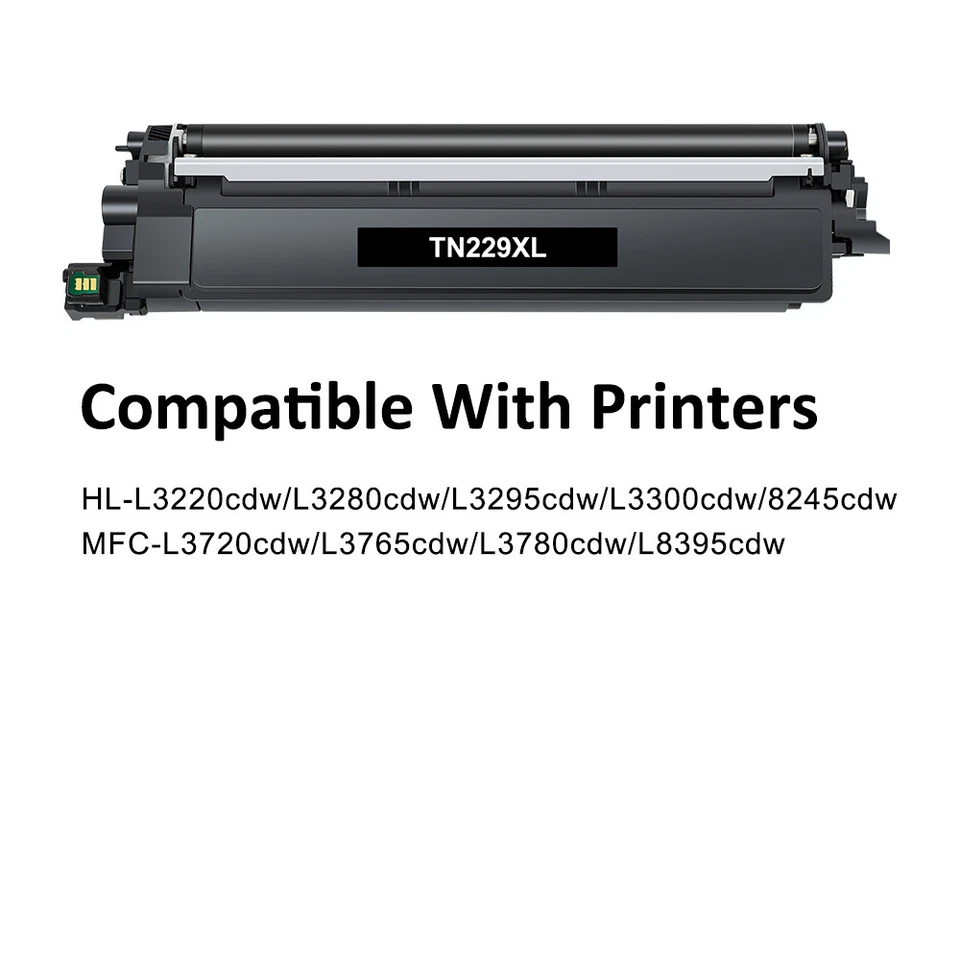 Cartucho de tóner 4PK TN229XL TN229 para Brother HL-L3280CDW MFC-L3780CDW L8395cdw Foto 3 de 3