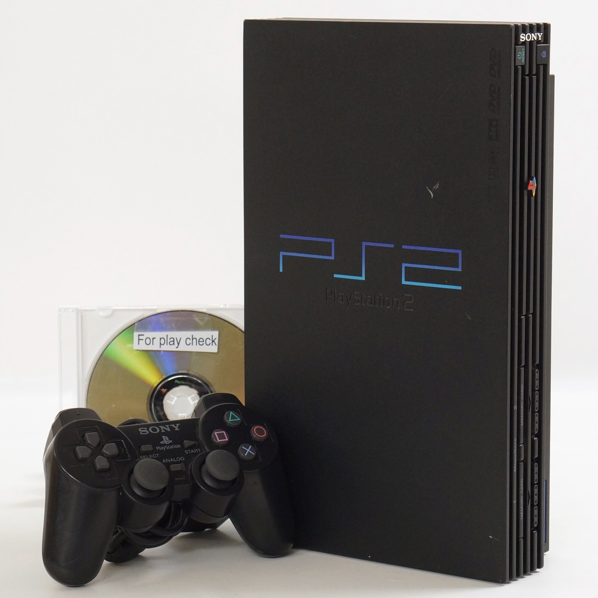 PlayStation 2 (SCPH-18000) 本体 コントローラー2点 動作品 出歩き 