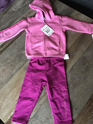 CHAMPION ** ANZUG ** 2 Teiler ** 80 ** Small ** Sweatjacke + Hose ** Ungetrag