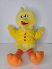 Vintage Tyco 1995 Sesame Street Talk  Count Big Bird Plush w/ sweater 18  works