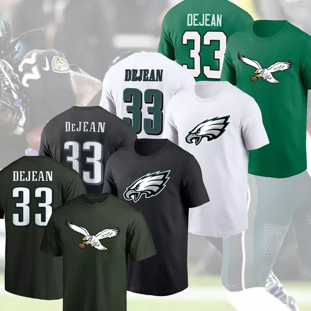 Cooper DeJean #33 Philadelphia Eagles Name & Number Player, DeJean Eagles Gifts