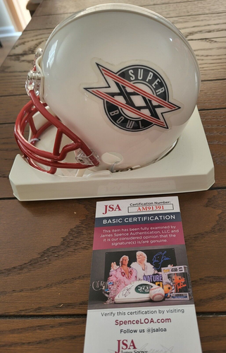 Buddy Ryan signed bears Super Bowl XX Custom mini helmet Super Bowl XX JSA Auto - Picture 3 of 5