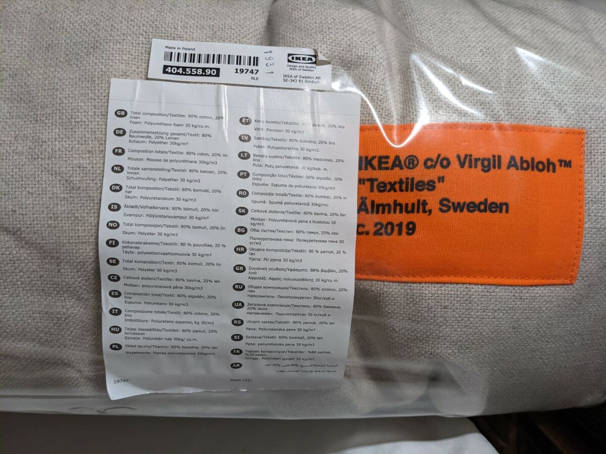 Virgil Abloh X Ikea MARKERAD Virgil Abloh X Ikea MARKERAD