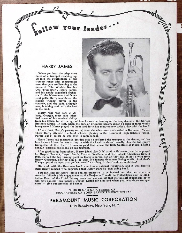 1946 I Don't Want To Walk Without You suéter chica partitura suprema Z3075 Foto 2 de 3