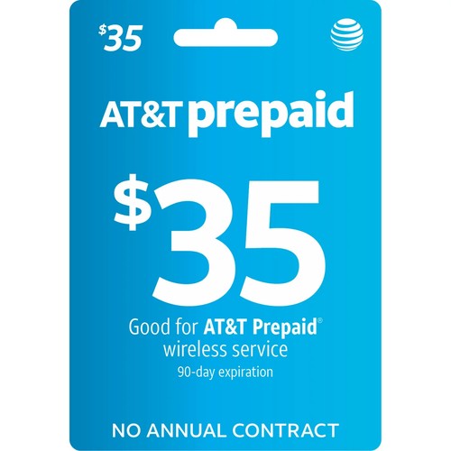 AT&T - AT&T Prepaid $35 Refill Top-Up Prepaid Card , AIR TIME PIN / RECHARGE - 第 1/3 張圖片
