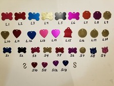 CUSTOM PET ID TAGS DEEP ENGRAVED LONG LASTING HAND STAMPED  FREE SHIPPING 9