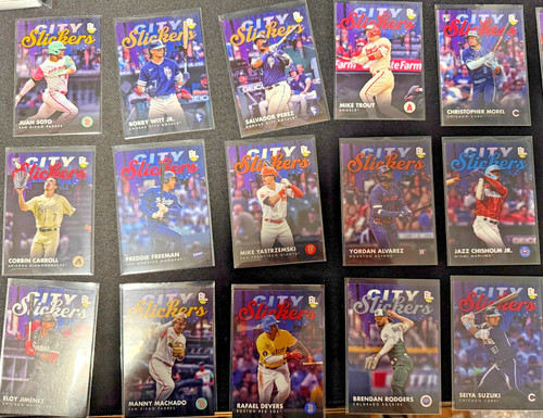 2023 Topps Big League City Slickers CS1-CSC20 Pick Your Card COMPLETE YOUR SET