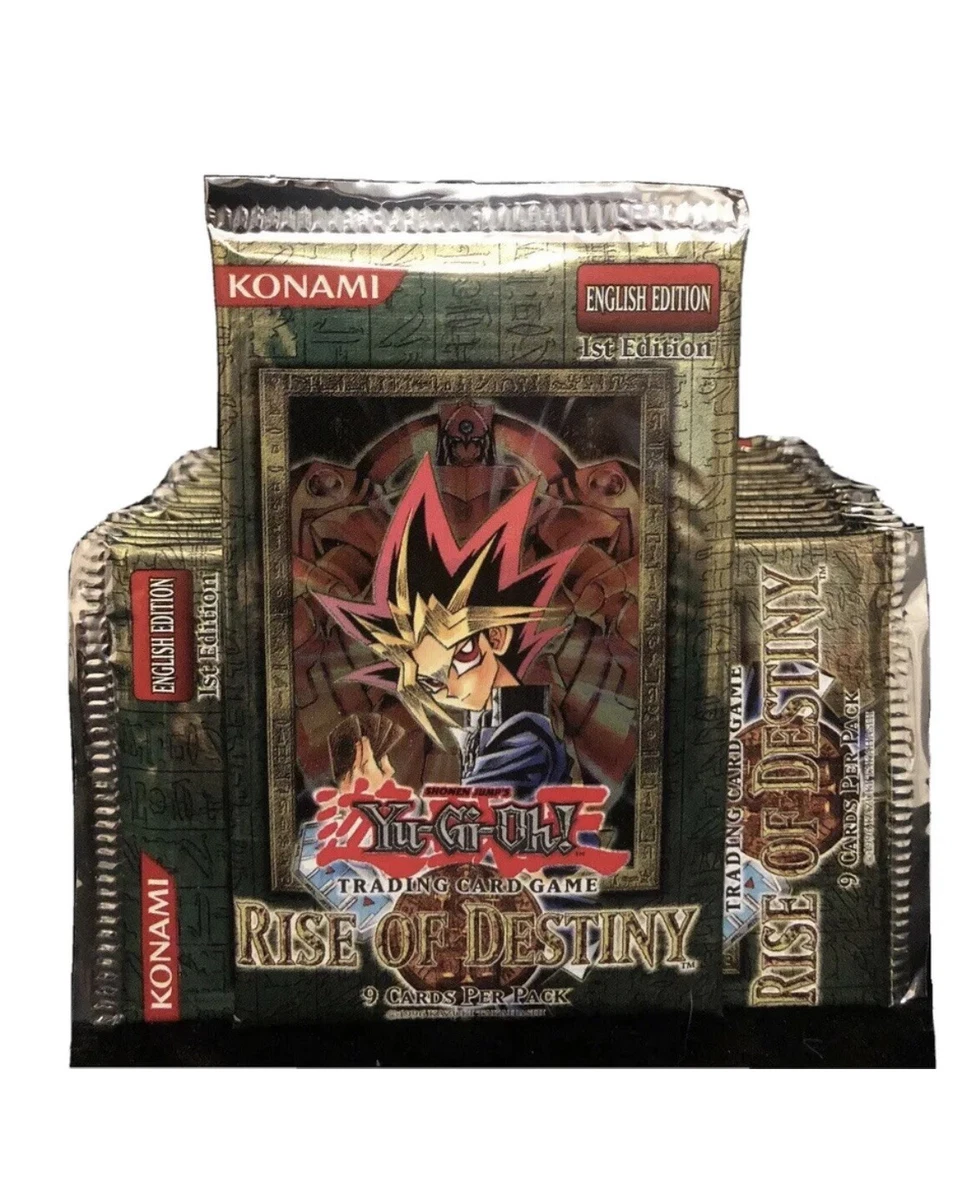 Yu-Gi-Oh! TCG Rise of Destiny Sealed Collectible Card Game Boxes