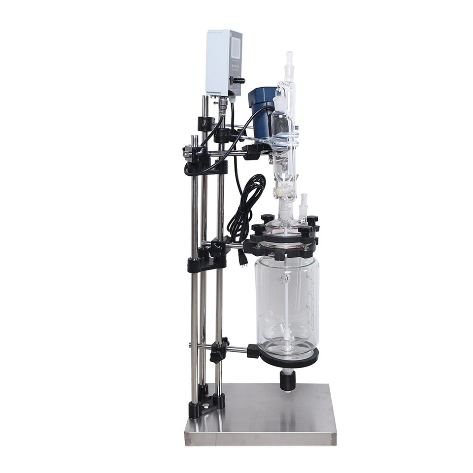SF-3L Dental Laboratory Medical Double Layer Glass Reactor 200N.Cm 0~680 Rpm 90W - Image 4 of 4