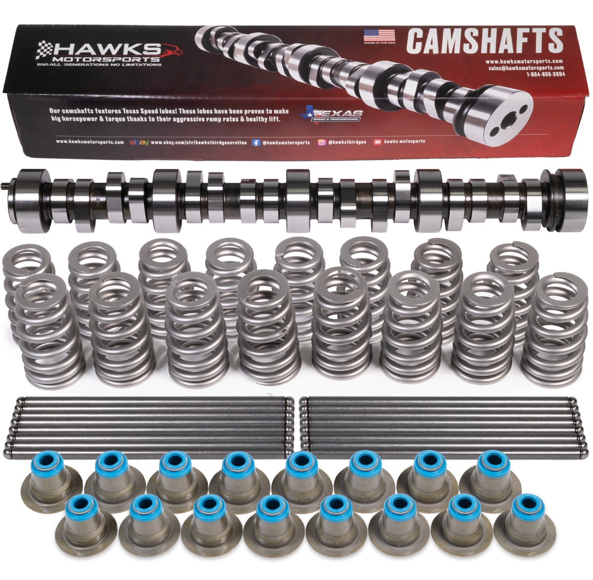 Hawks Donald Thump LS Truck Cam Kit Valve Springs Pushrods Seals