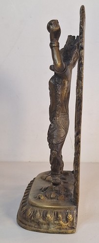 Antigua estatua de pátina de latón sabiduría y comprensión Vajrayoguini (Naro Kha Chod) - Imagen 2 de 7