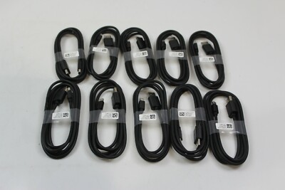 (10) Dell DisplayPort to Mini Display / Thunderbolt Cable 69R2V 6' NEW