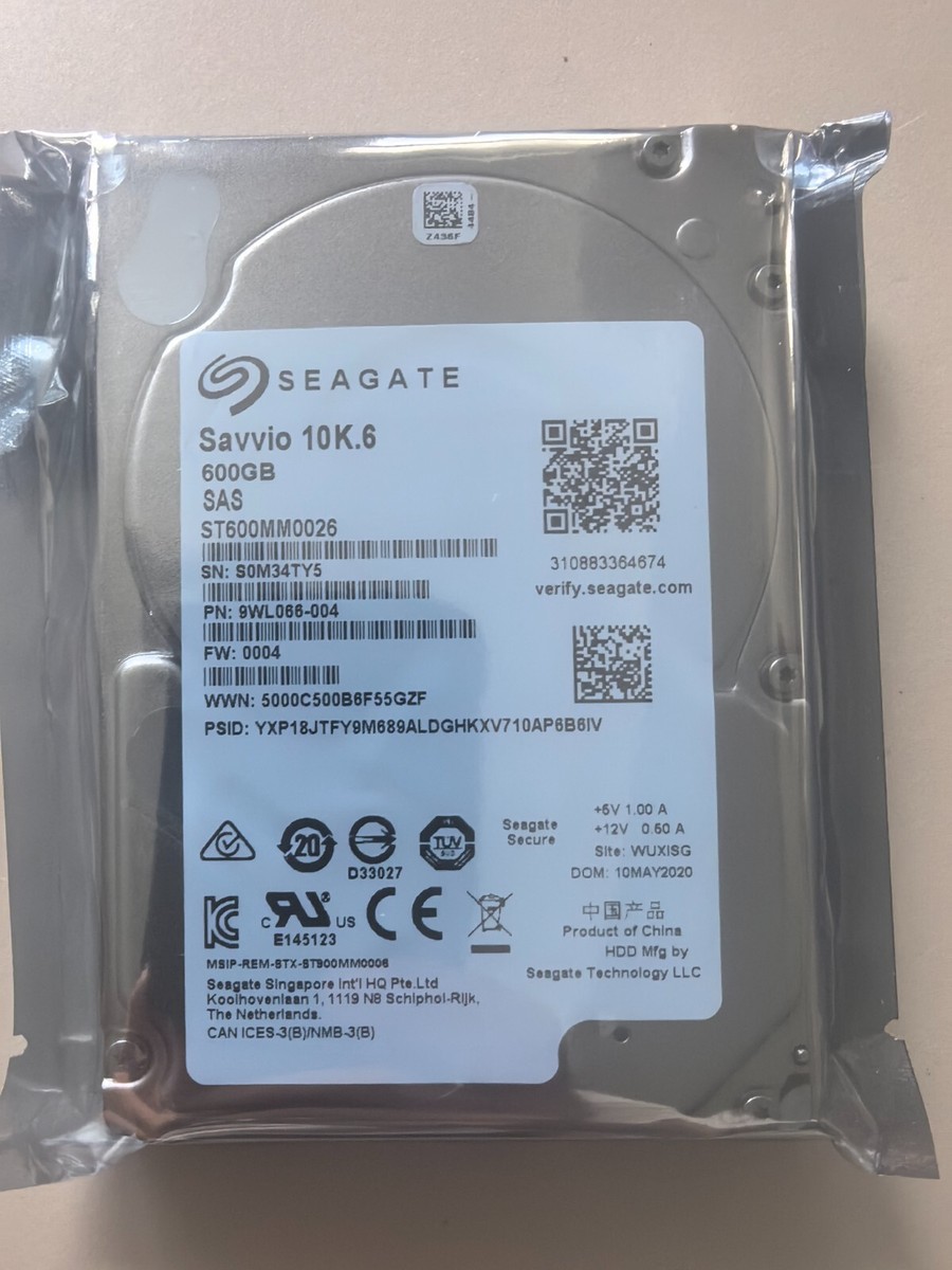 PCパーツ Seagate ST600MM0026 2.5 &quot; 600 Go serial_scsi scsi 10000 trs/min i8my1cf Amazon.com: Seagate Bulk ST600MM0026 Savvio 10K.6 SAS 6Gbs