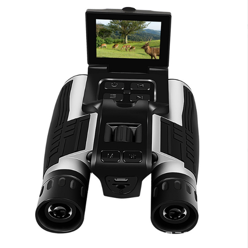 Digital 12X Binocular Telescope Video Camera LCD HD Zoom Hunting Record Screen - Picture 2 of 18